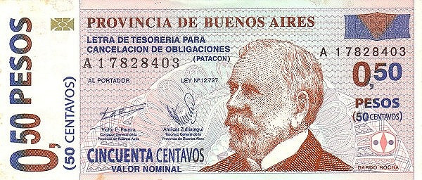ARGENTINA – BUENOS AIRES 50 Pesos 2002 Pick S2309