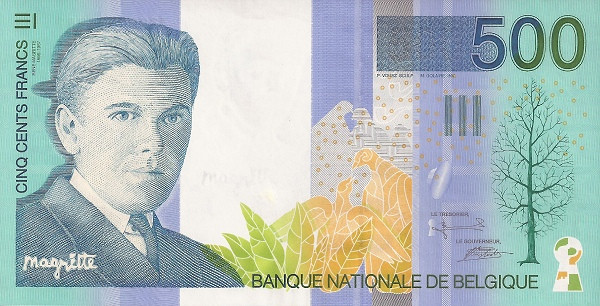 BELGIUM 500 Francs 1998 Pick 149 collectible banknote