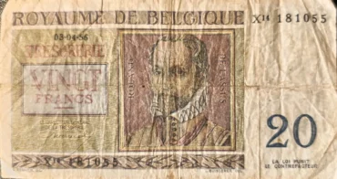 Belgium 20 Francs 1956 | VG | Pick 132 | Roland de Lassus
