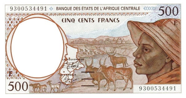 CENTRAL AFRICAN STATES – CAMEROON 500 Francs 1993 Pick 201E