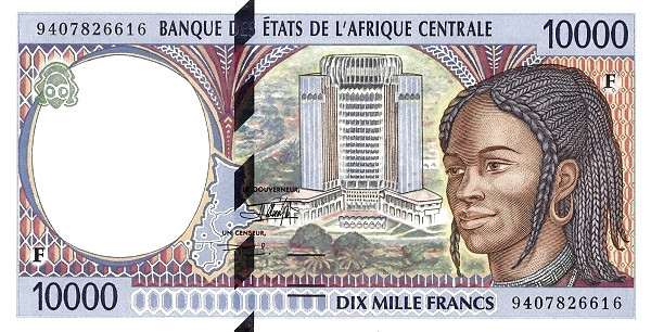 CENTRAL AFRICAN STATES – CENTRAL AFRICAN REPUBLIC 10000 Francs 1994 Pick 305F collectible banknote