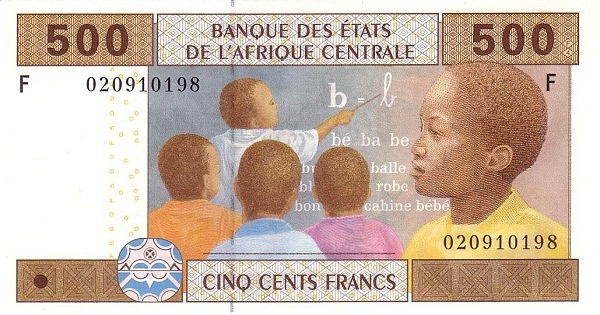 CENTRAL AFRICAN STATES – EQUATORIAL GUINEA 500 Francs 2002 Pick 506F collectible banknote