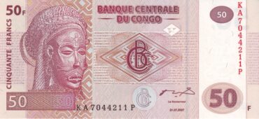 Congo DR 50 Francs 2007 UNC | Pick P-97a