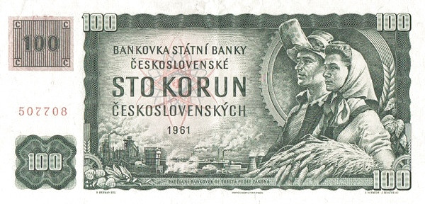 CZECHIA 100 Korun 1961 Pick 1