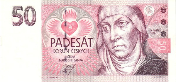 CZECHIA 50 Korun 1993 Pick 4 collectible banknote
