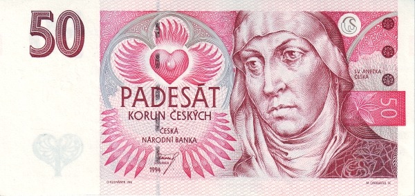 CZECHIA 50 Korun 1994 Pick 11