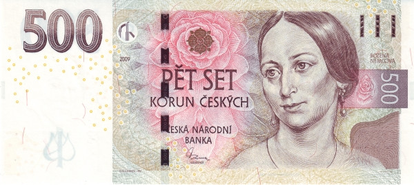 CZECHIA 500 Korun 2009 Pick 24 collectible banknote