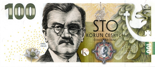 CZECHIA 100 Korun 2022 Pick 30 collectible banknote