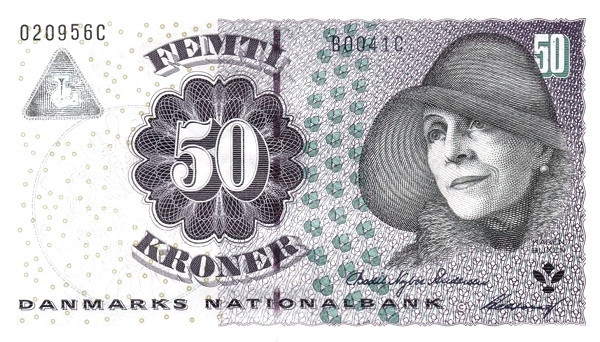 DENMARK 50 Kroner 2004 Pick 60 collectible banknote