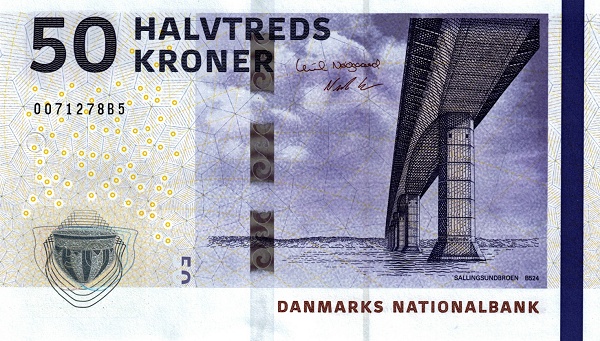 DENMARK 50 Kroner 2024 Pick 70 collectible banknote