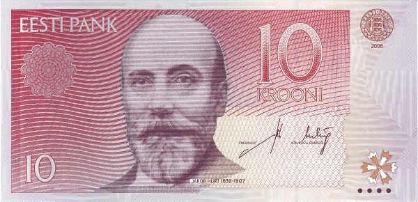 ESTONIA 10 Krooni 2006 Pick 86 collectible banknote