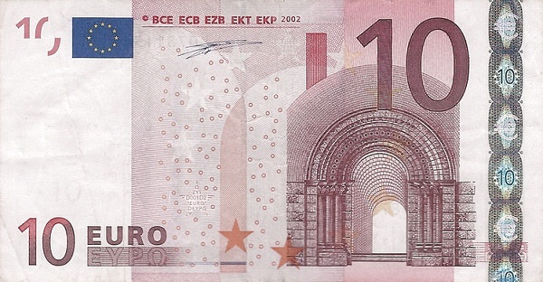 EUROPEAN CENTRAL BANK 10 Euro 2002 Pick 2 collectible banknote