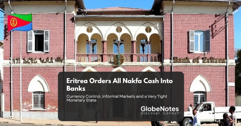 Eritrea Orders All Nakfa Cash Into Banks: Currency Control, Informal Markets and a Very Tight Monetary State