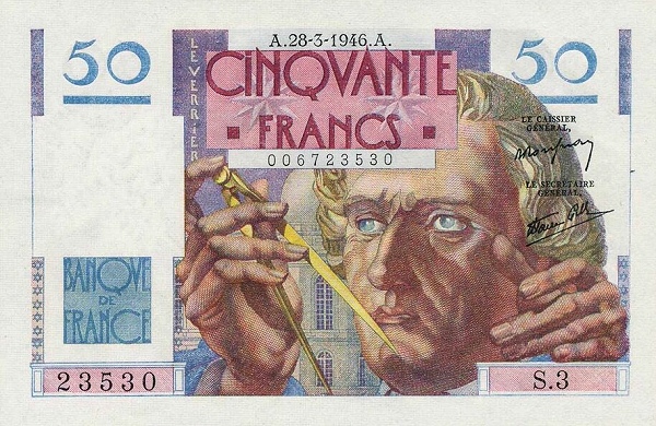 FRANCE 50 Francs 1951 Pick 127
