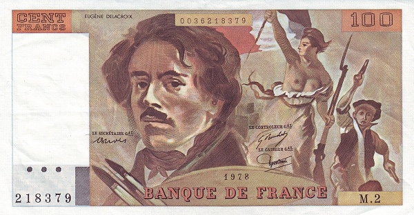 FRANCE 100 Francs 1978 Pick 153 collectible banknote
