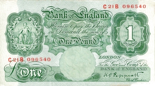 GREAT BRITAIN 1 Pound 1960 Pick 369