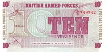 Great Britain - Military 10 New Pence ND (1972) Banknote UNC | Pick M48 | GlobeNote