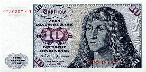 FEDERAL REPUBLIC OF GERMANY 10 Deutsche 1970 Pick 31 collectible banknote