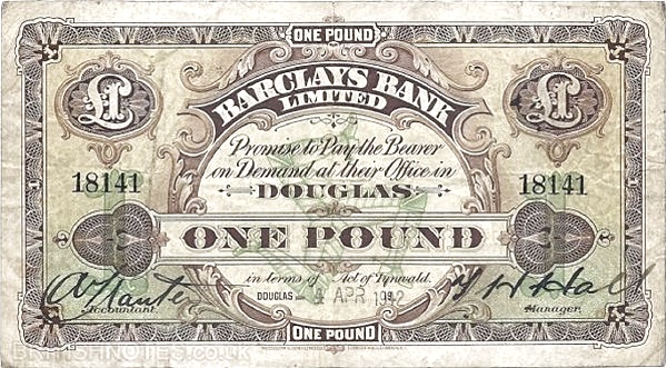 ISLE OF MAN 1 Pound 1960 Pick 1