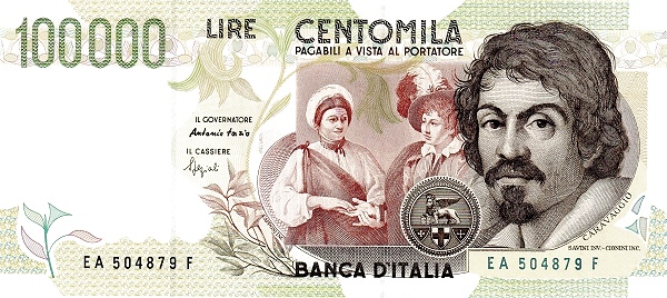 ITALY 100000 Lire 1994 Pick 117 collectible banknote