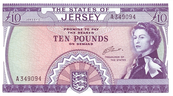 JERSEY 10 Pounds 1963 Pick 10
