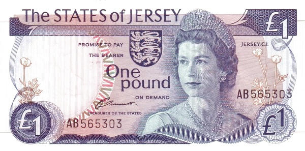JERSEY 1 Pound 1976 Pick 11