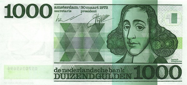 NETHERLANDS 1000 Gulden 1972 Pick 94 collectible banknote