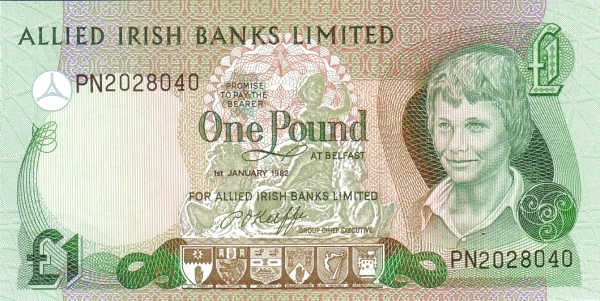 NORTHERN IRELAND 1 Pound 1982 Pick 1