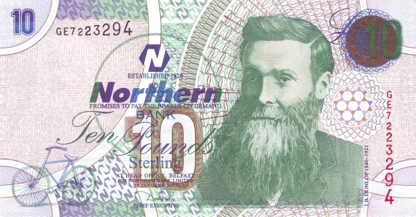 NORTHERN IRELAND 10 Pounds 2005 Pick 206 collectible banknote