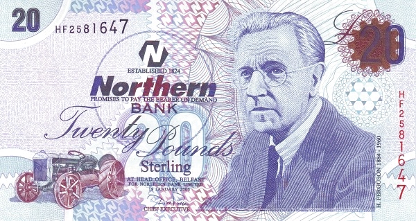 NORTHERN IRELAND 20 Pounds 2005 Pick 207 collectible banknote