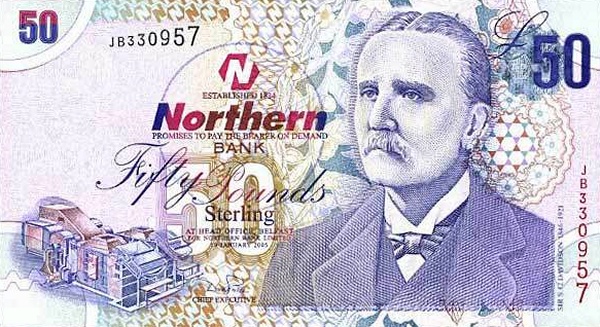 NORTHERN IRELAND 50 Pounds 2005 Pick 208 collectible banknote