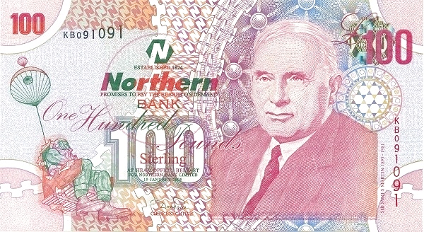 NORTHERN IRELAND 100 Pounds 2005 Pick 209 collectible banknote