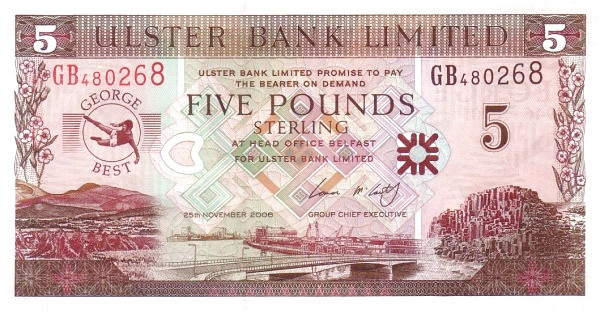 NORTHERN IRELAND 5 Pounds 2006 Pick 339