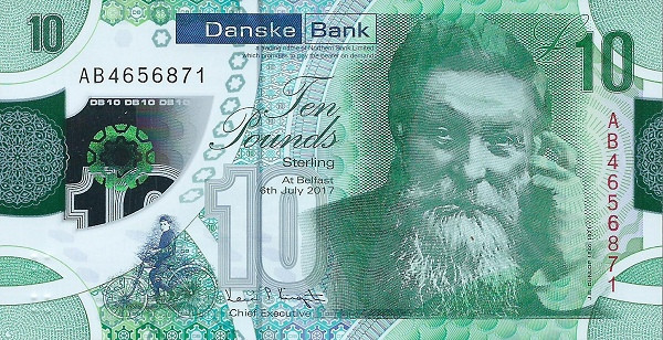 NORTHERN IRELAND 10 Pounds 2017 Pick 214