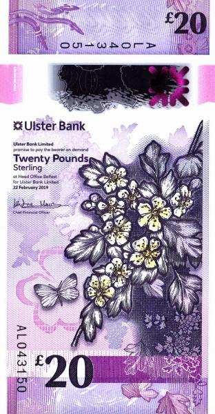 NORTHERN IRELAND 20 Pounds 2019 Pick 345