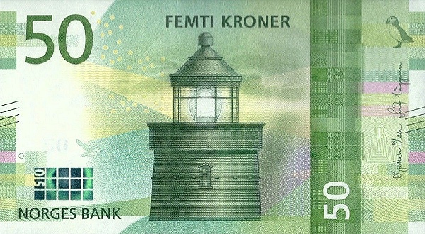 NORWAY 50 Kroner 2017 Pick 53 collectible banknote