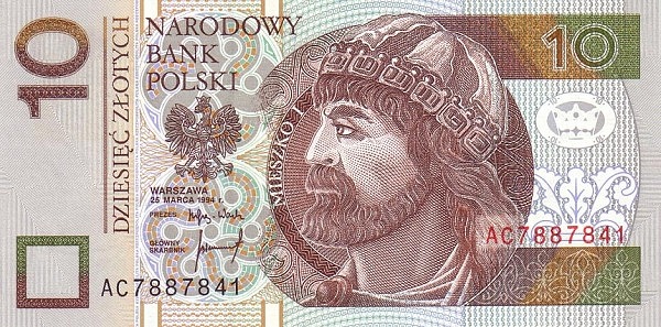 POLAND 10 Zlotych 1994 Pick 173 collectible banknote