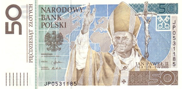 POLAND 50 Zlotych 2006 Pick 178 collectible banknote