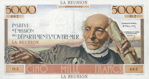 RÉUNION 5000 Francs 1960 Pick 50