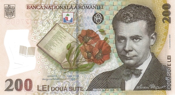 ROMANIA 200 Lei 2006 Pick 122 collectible banknote
