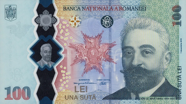 ROMANIA 100 Lei 2019 Pick 125 collectible banknote