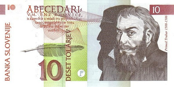 SLOVENIA 10 Tolarjev 1992 Pick 11