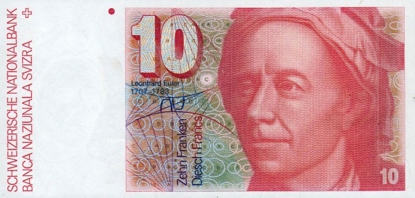 SWITZERLAND 10 Franken 1979 Pick 53 collectible banknote