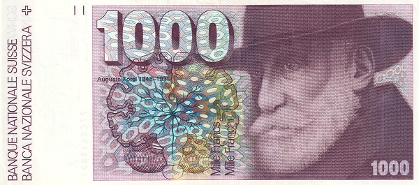 SWITZERLAND 1000 Franken 1977 Pick 59 collectible banknote