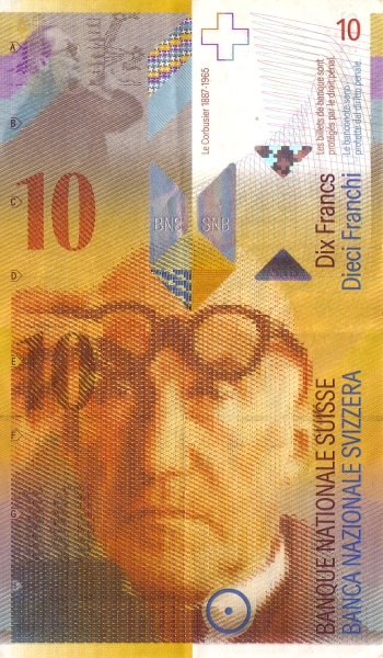 SWITZERLAND 10 Franken 2000 Pick 67 collectible banknote