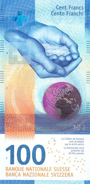 SWITZERLAND 100 Franken 2017 Pick 77A collectible banknote