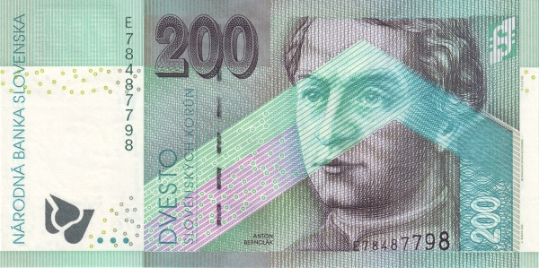 SLOVAKIA 200 Slovenských 2006 Pick 45 collectible banknote