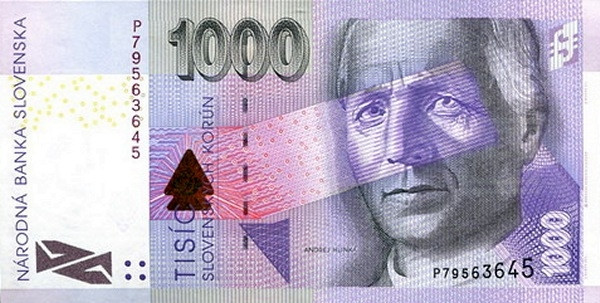 SLOVAKIA 1000 Slovenských 2005 Pick 47 collectible banknote