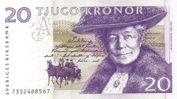 SWEDEN 20 Kronor 1997 Pick 63 collectible banknote