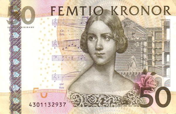 SWEDEN 50 Kronor 2004 Pick 64 collectible banknote